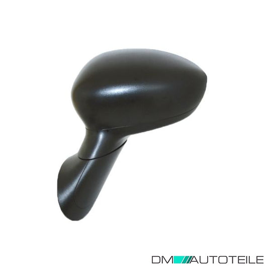 Außenspiegel links kpl. mech. schwarz passt für Fiat 500, 500 C, 500C/595C/695C