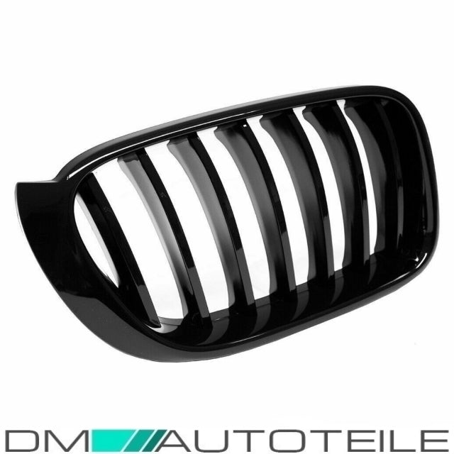 Set Sport - Performance Kühlergrill Frontgrill X3 F25 X4 F26 Schwarz Glanz lackiert ab 2014