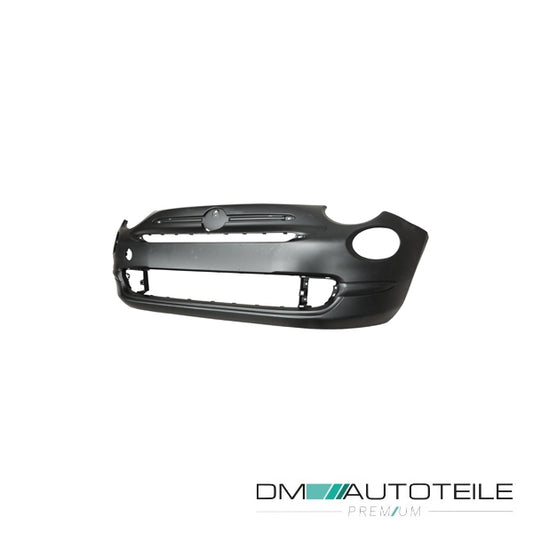 Stoßstange vorne grundiert passt für Fiat 500 Facelift ab 2016 ohne Zierleisten