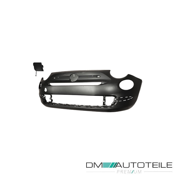 Stoßstange vorne grundiert passt für Fiat 500 Facelift ab 2016 mit Zierleisten