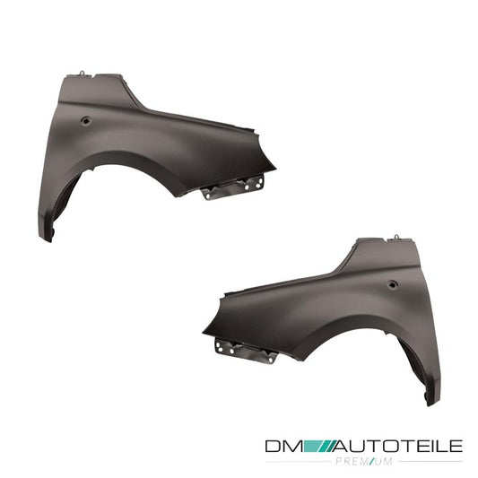Kotflügel SET rechts+links vorne mit Blinkerloch passt für Fiat 500 07-15