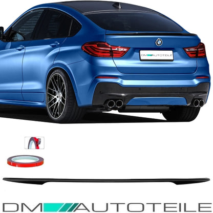 Sport-Performance Heckspoiler Kofferaum Schwarz 475 Farbcode passend für X4 F26 +3M