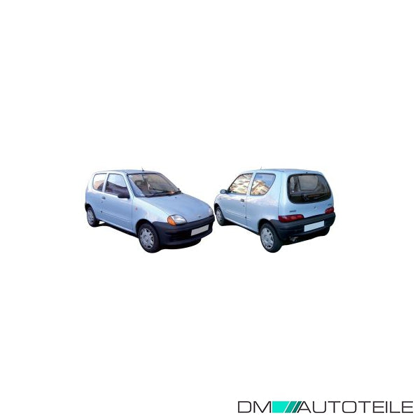 Außenspiegel rechts kpl. konvex grundiert mech. passt für Fiat Seicento/600