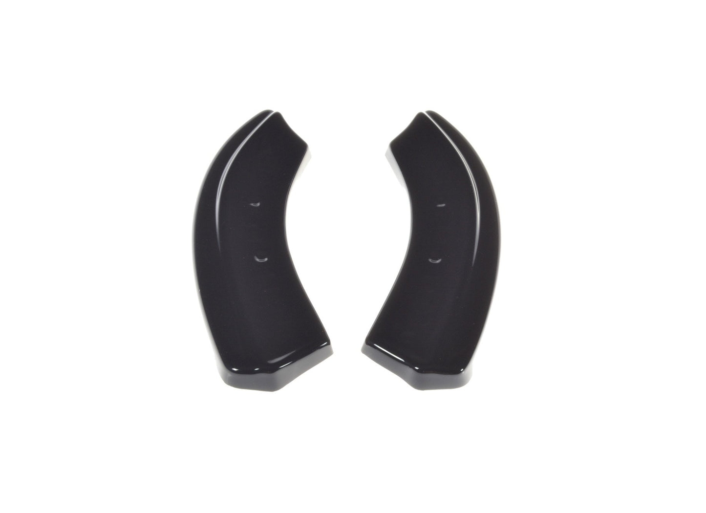 Heck Ansatz Flaps Diffusor für Ford Fiesta ST Mk6 schwarz Hochglanz
