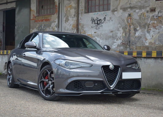 Front Ansatz V.1 für ALFA ROMEO GIULIA VELOCE schwarz matt