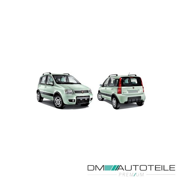 Stoßstange hinten grundiert passt für Fiat Panda (169) 4x4 Cross ab 2003-2012