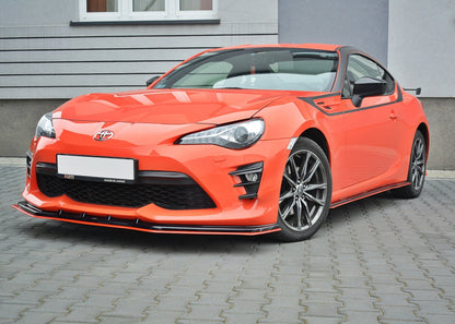 Front Ansatz V.4 für TOYOTA GT86 FACELIFT schwarz matt
