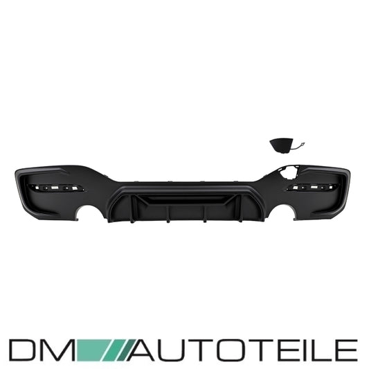 Sport-Diffusor Competition Schwarz Matt passt für BMW F20 F21 135 140 M-Paket LCI