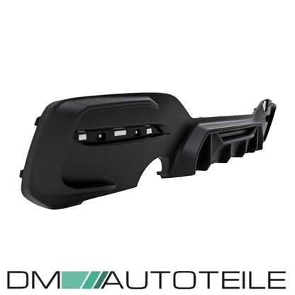 Sport-Diffusor Competition Schwarz Matt passt für BMW F20 F21 135 140 M-Paket LCI