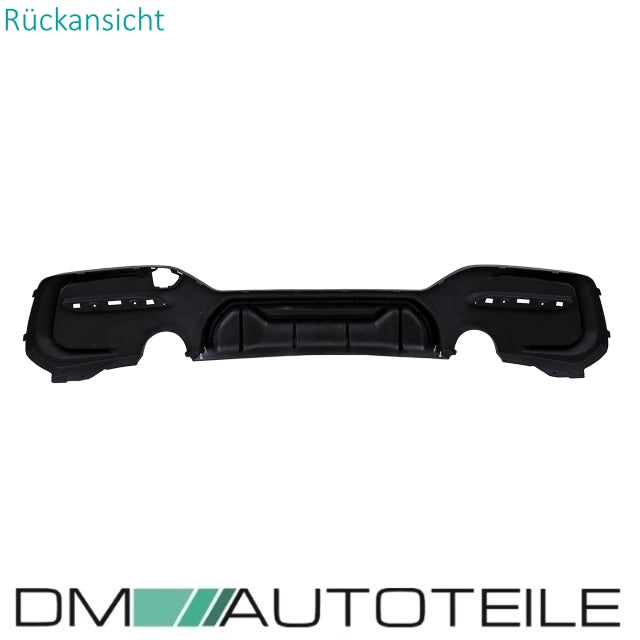 Sport-Diffusor Competition Schwarz Matt passt für BMW F20 F21 135 140 M-Paket LCI