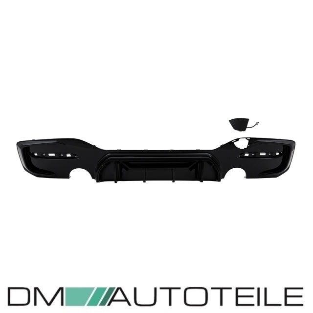 Sport-Competition Diffusor hochglanz passt für BMW F20 F21 135 140 M-Paket LCI Facelift