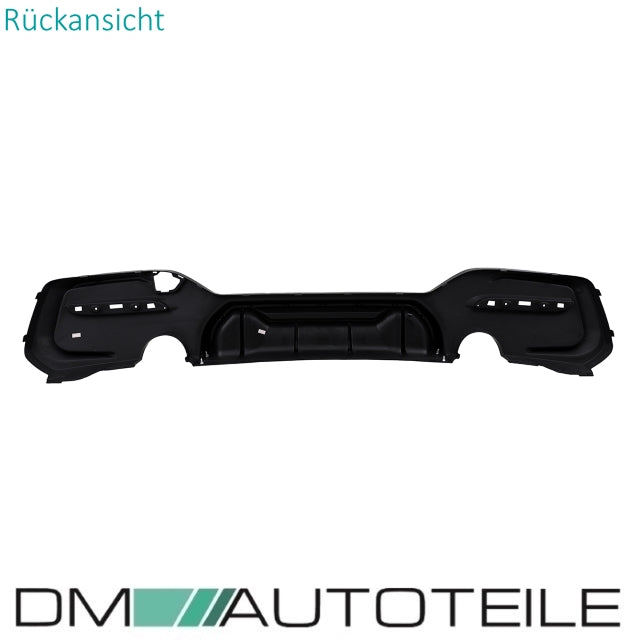 Sport-Competition Diffusor hochglanz passt für BMW F20 F21 135 140 M-Paket LCI Facelift