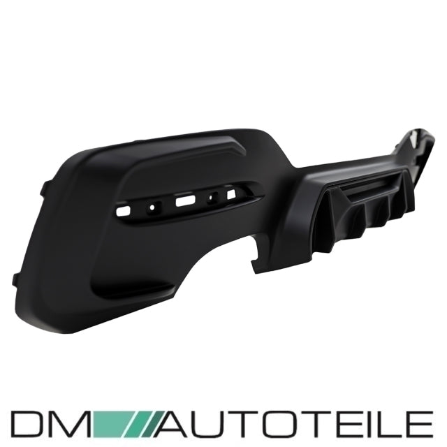 Sport Competition Diffusor schwarz matt 2-Rohr links passt für BMW 1er F20 F21 LCI M-Paket ab 2015