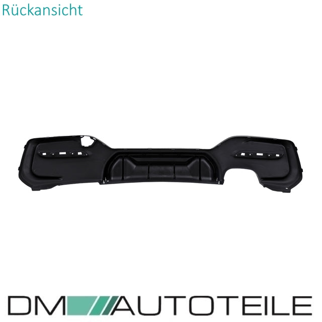 Sport Competition Performance Diffusor schwarz glanz 2-Rohr links passt für BMW 1er F20 F21 LCI M-Paket ab 2015