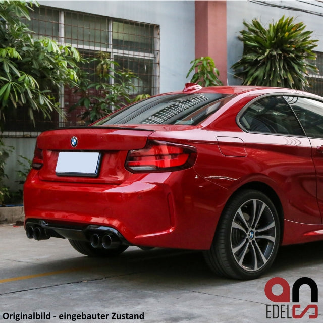 AN Evo Umbau Sport Bodykit +Diffusor Duplex +Kotflügel passend für BMW 2er F22 F23 Serie & M-Paket Modelle bj. 14> auch M2...