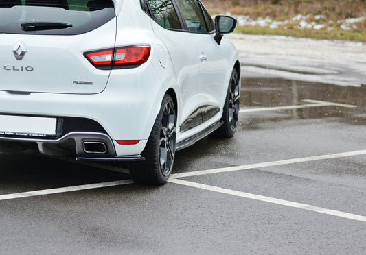 Seitenschweller Ansatz für RENAULT CLIO MK4 RS   schwarz matt