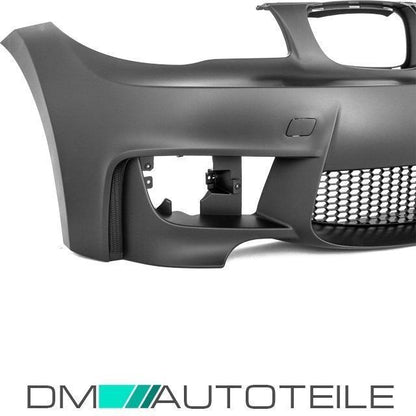 Front Stoßstange + Grill Schwarz passt für BMW 1er E81 E82 E87 E88 nicht M +ABE