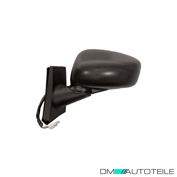 Außenspiegel links kpl. beheizb. elektr. glasklar schwarz passt für Lancia Musa