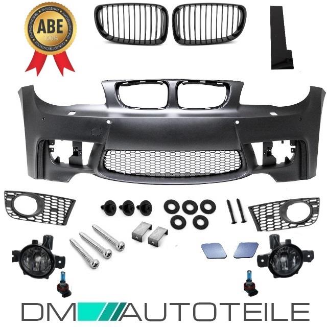 ABE Sport Stoßstange vorne PDC passt für BMW E81 E82 E87 E88 +Grill +Nebel Smoke