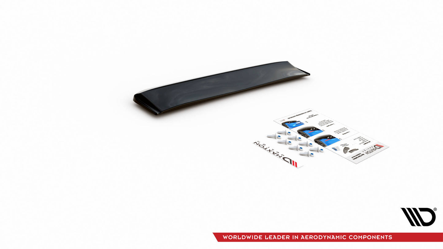 Mittlerer Diffusor Heck Ansatz für Dodge Challenger RT Mk3 Facelift Carbon Look