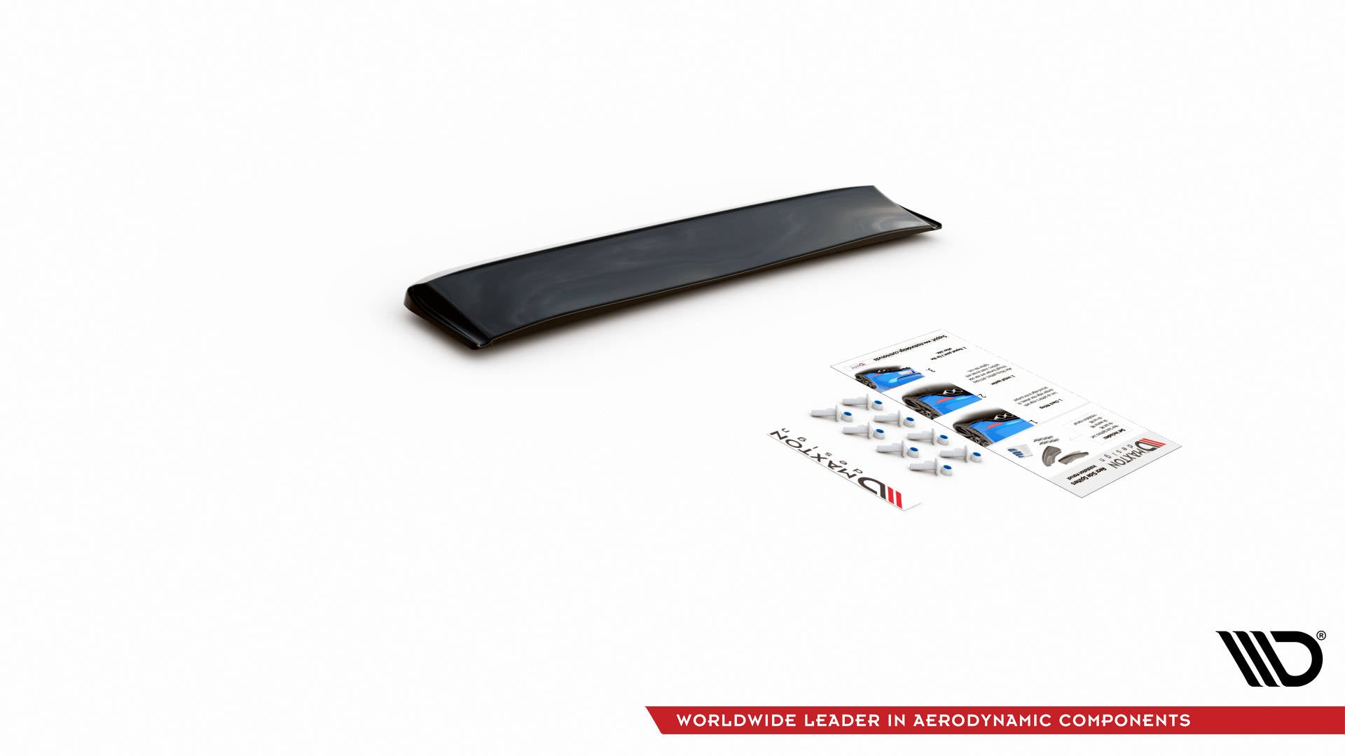 Mittlerer Diffusor Heck Ansatz für Dodge Challenger RT Mk3 Facelift Carbon Look