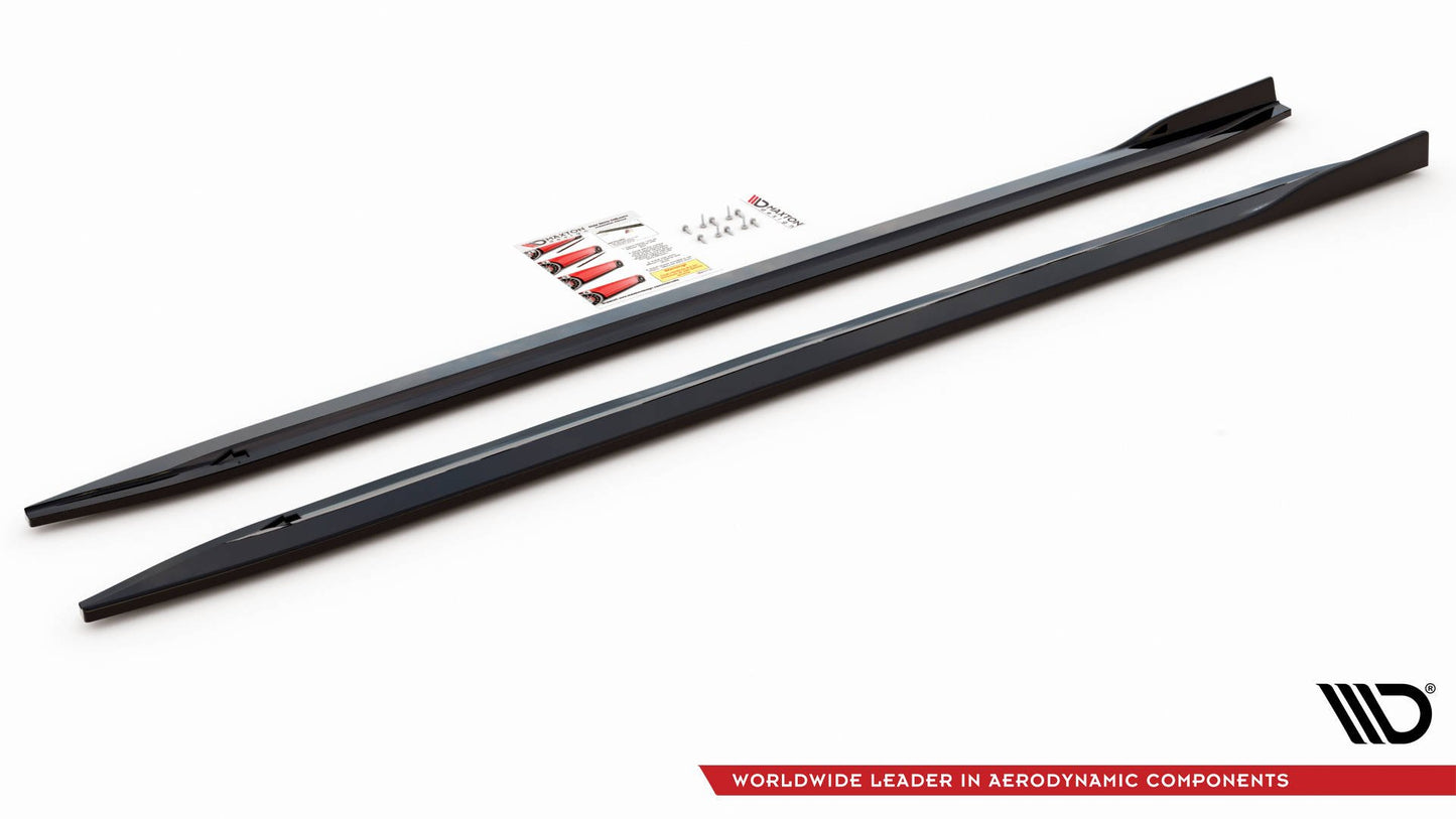Seitenschweller Ansatz für V.1 für BMW M4 G82 schwarz matt