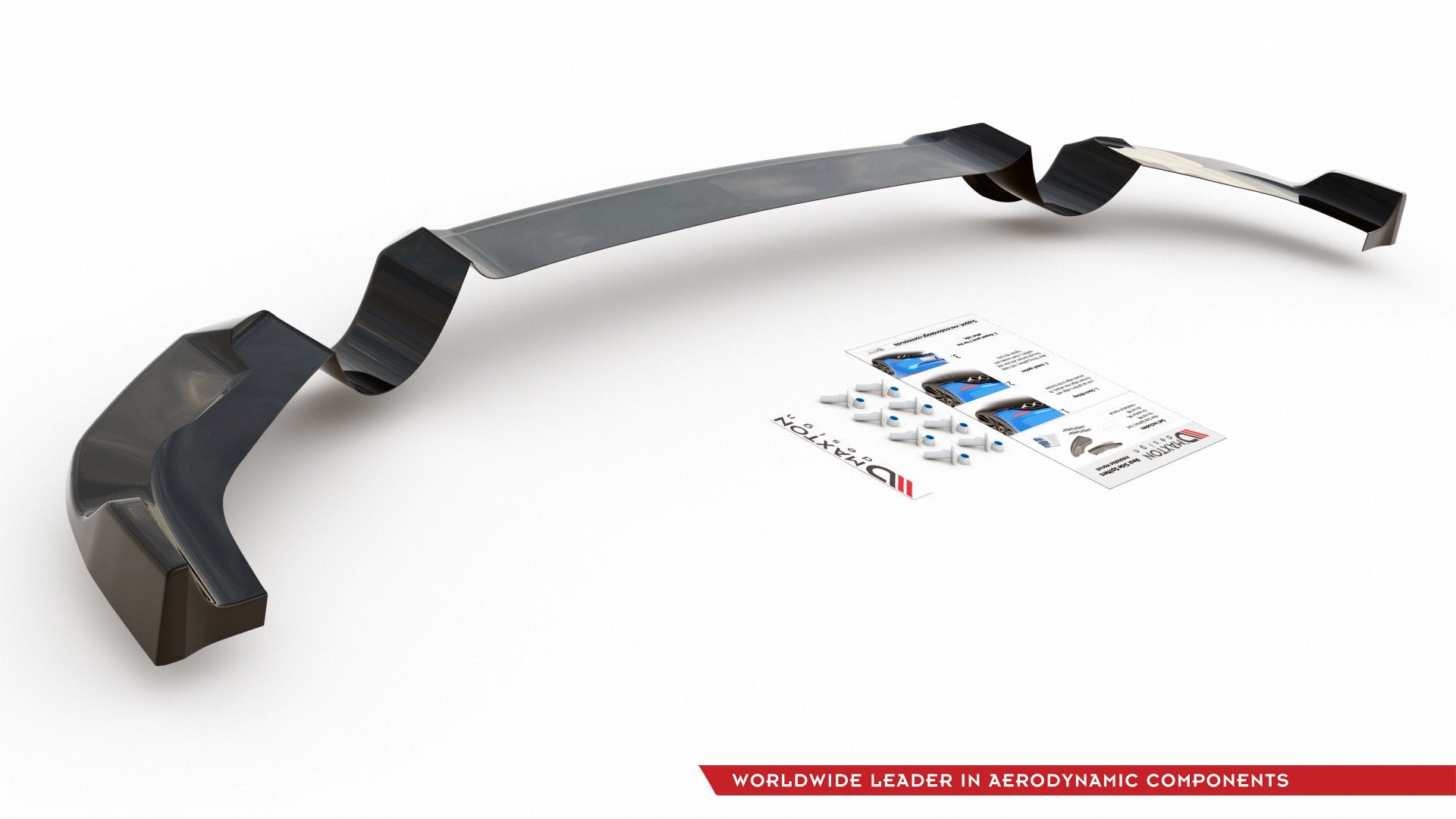 Mittlerer Diffusor Heck Ansatz für Hyundai I30 N Mk3 Hatchback Carbon Look