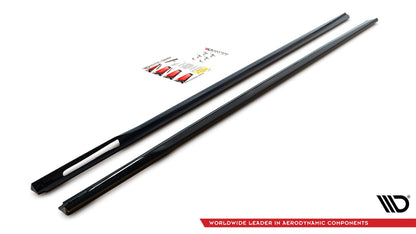 Seitenschweller Ansatz für V.2 für BMW 3er G20 / G21 M-Paket Carbon Look