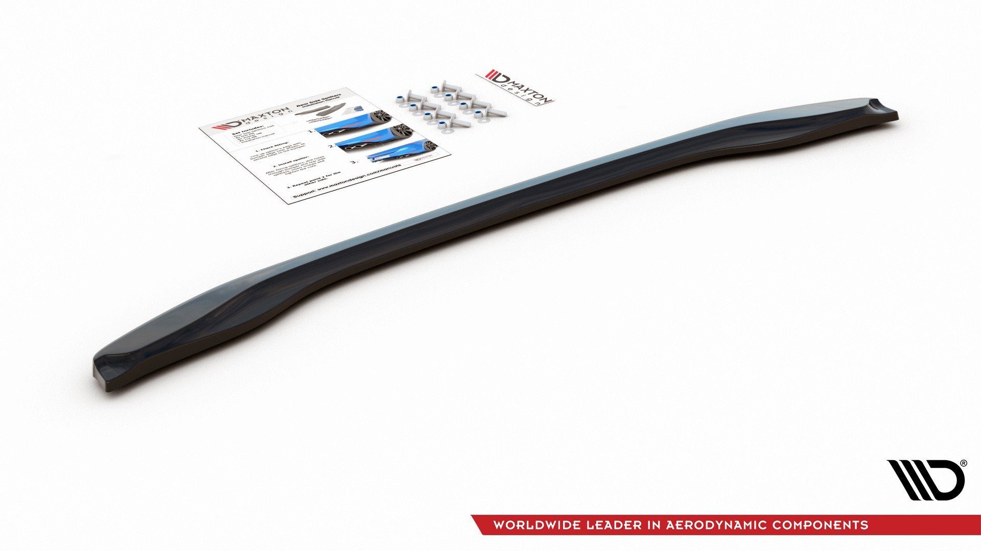 Mittlerer Diffusor Heck Ansatz für BMW X2 F39 M-Paket schwarz matt