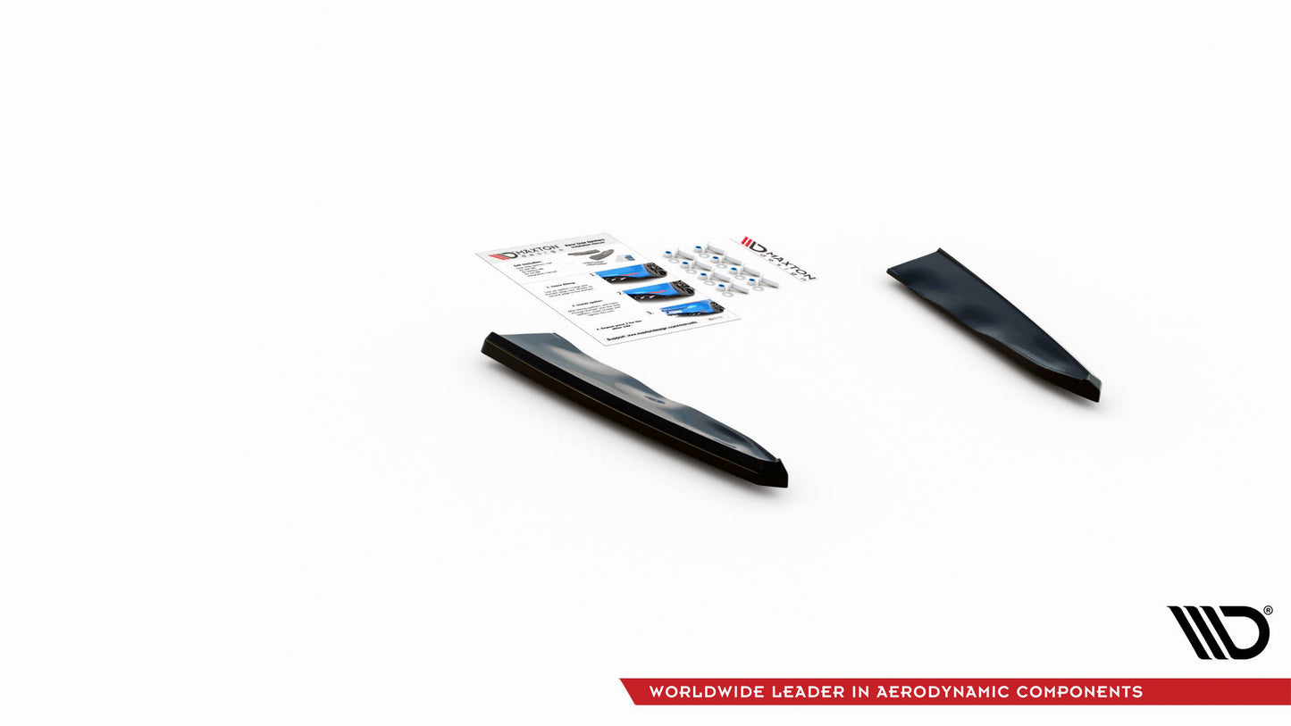 Heck Ansatz Flaps Diffusor für BMW X5M F95 Carbon Look