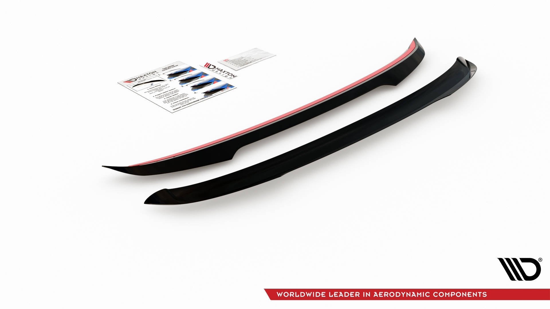 Spoiler CAP V.1 für Volkswagen Golf 8 GTI / R schwarz Hochglanz