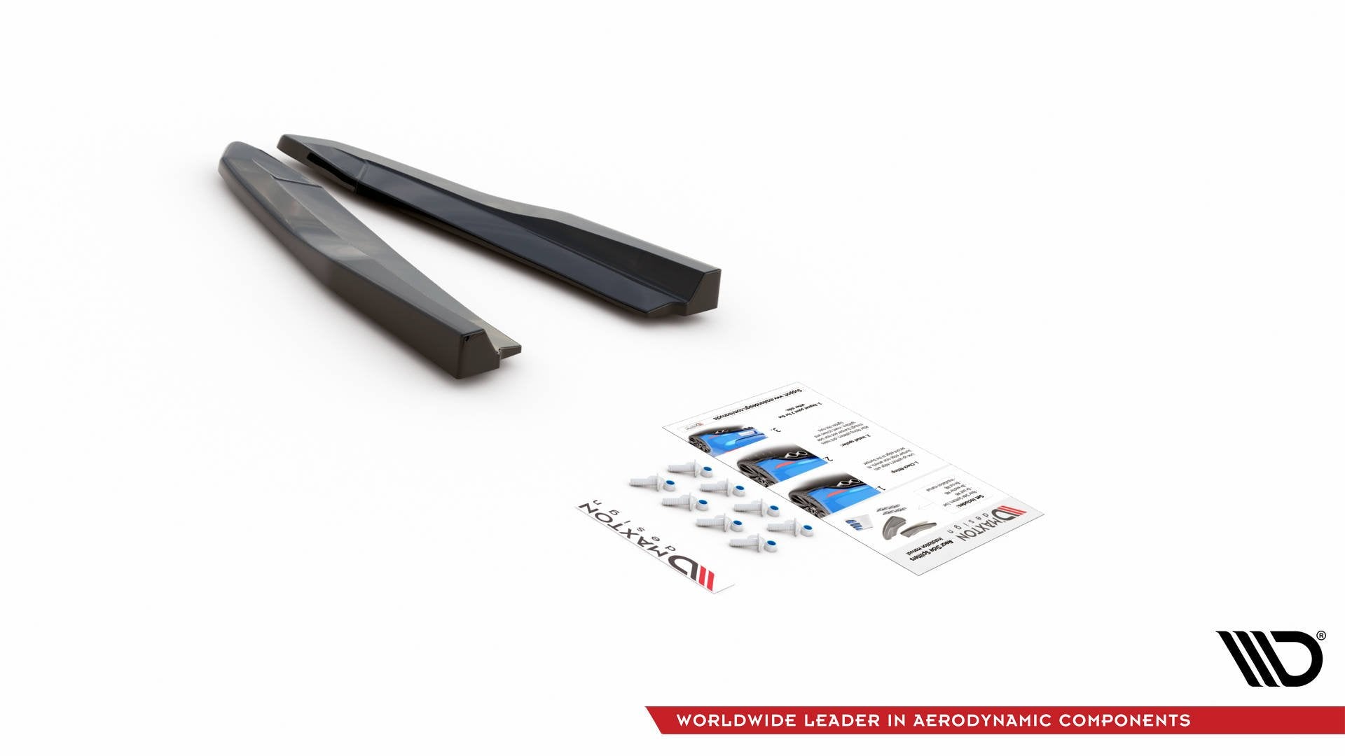 Heck Ansatz Flaps Diffusor V.3 für Skoda Octavia RS Mk4 schwarz matt