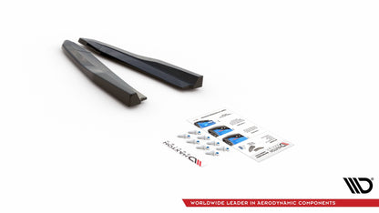 Heck Ansatz Flaps Diffusor V.3 für Skoda Octavia RS Mk4 schwarz matt