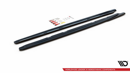 Seitenschweller Ansatz für V.5 Seat Leon Cupra / FR Mk3 FL Carbon Look