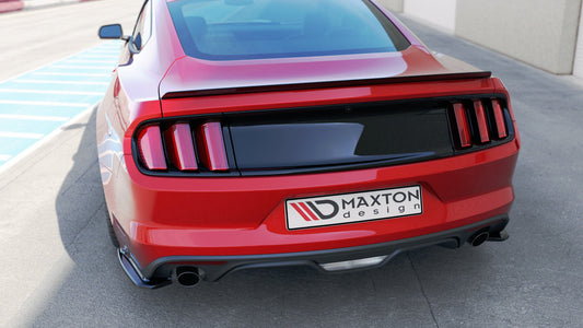 Spoiler CAP für Ford Mustang / Mustang GT Mk6 schwarz Hochglanz