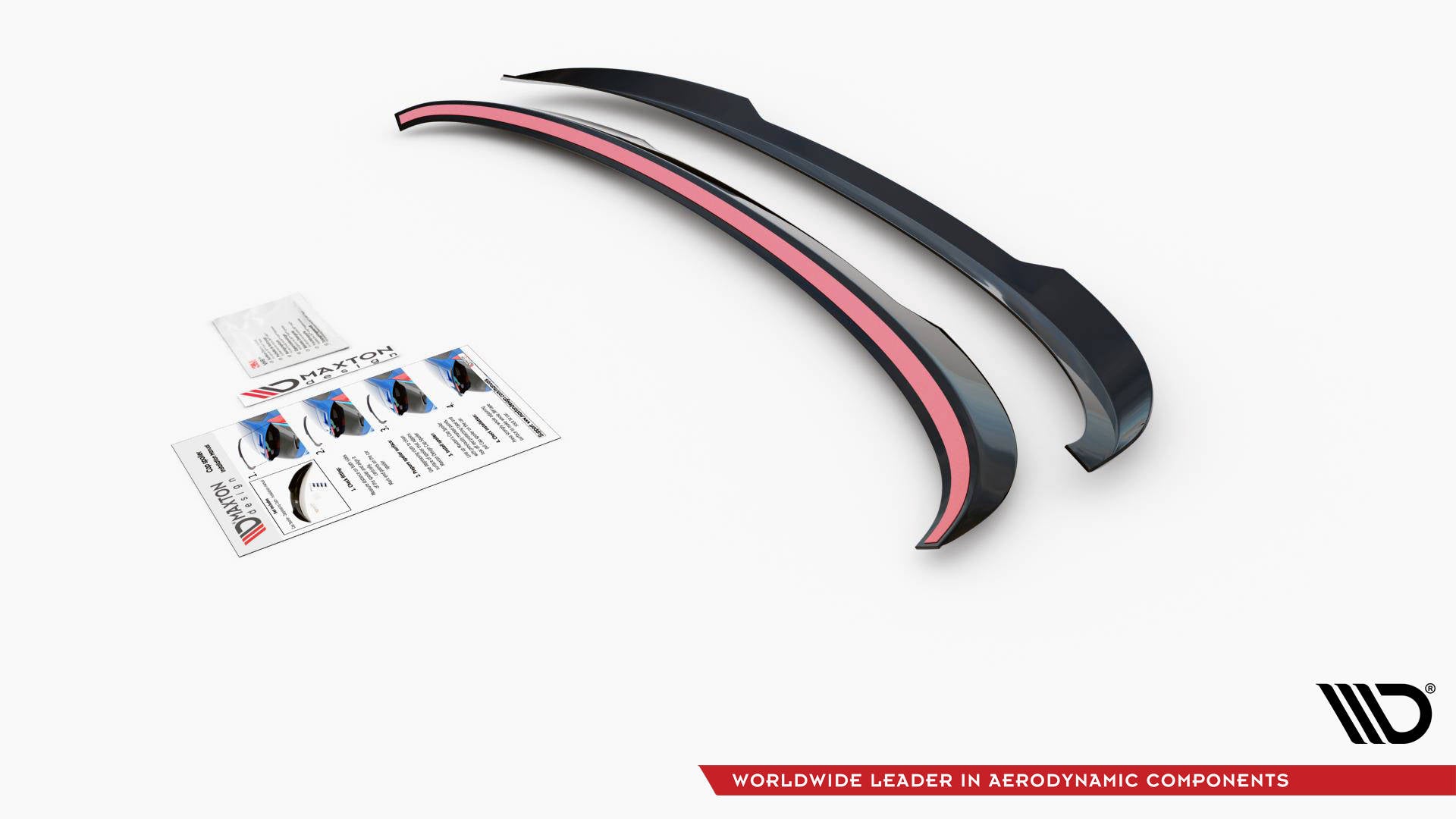 Spoiler CAP für Ford C-Max Mk2 schwarz Hochglanz