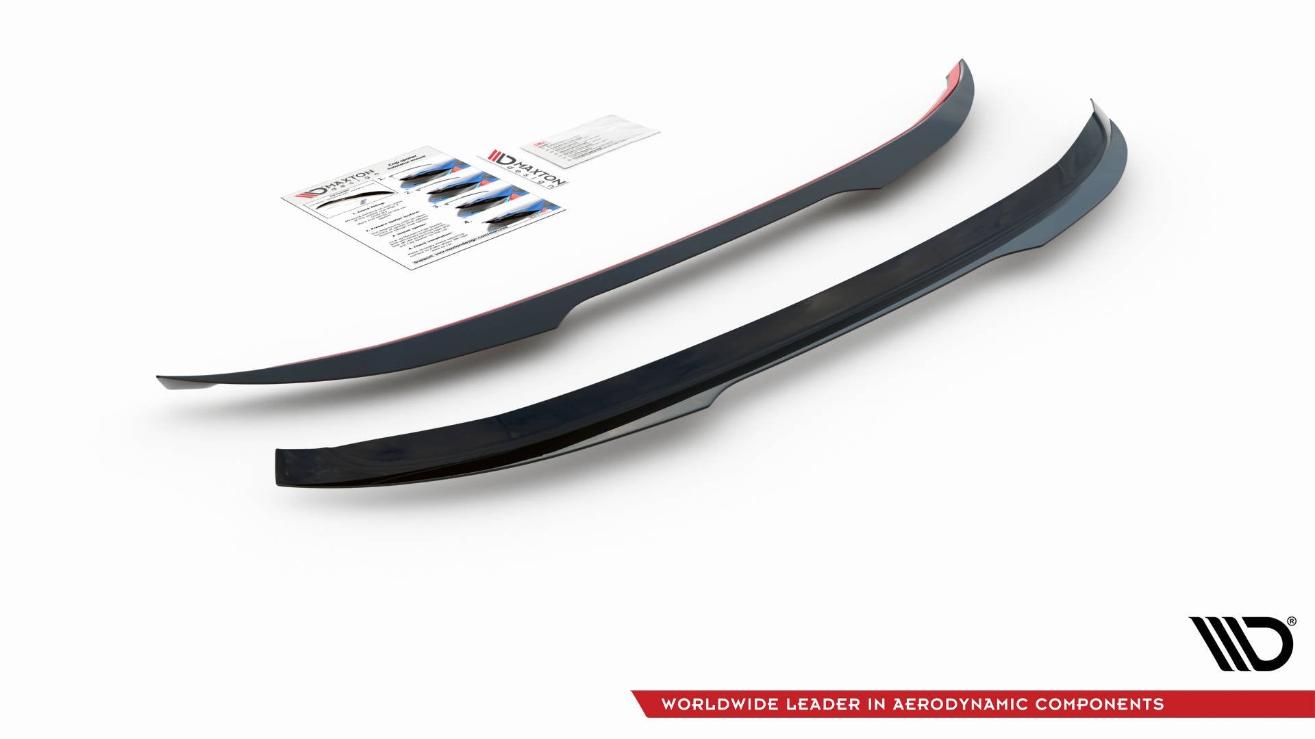 Spoiler CAP für Peugeot 308 SW Mk2 Facelift schwarz Hochglanz