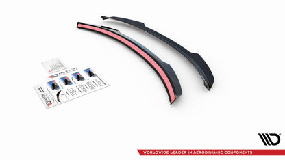 Spoiler CAP für Seat Leon FR Sportstourer Mk3 schwarz Hochglanz