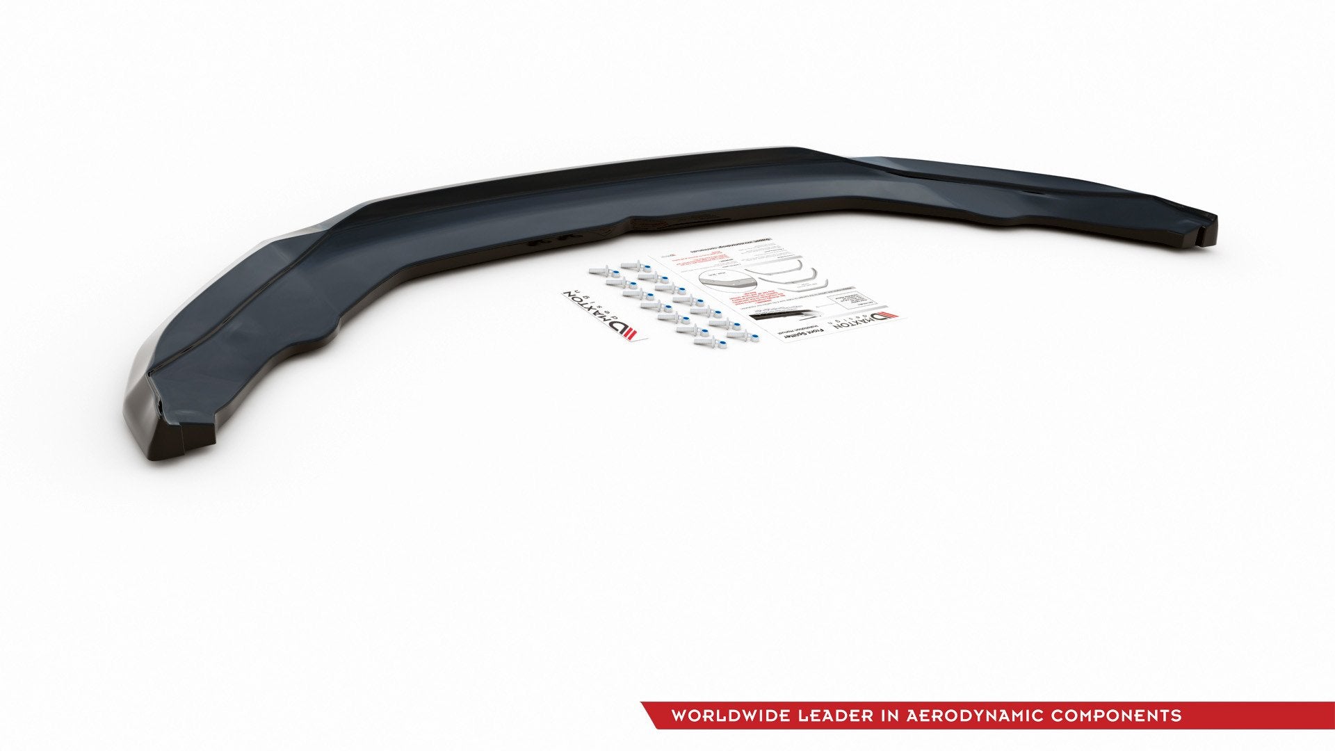 Maxton Spoiler CAP für Skoda Kodiaq Mk1 Facelift schwarz matt SK