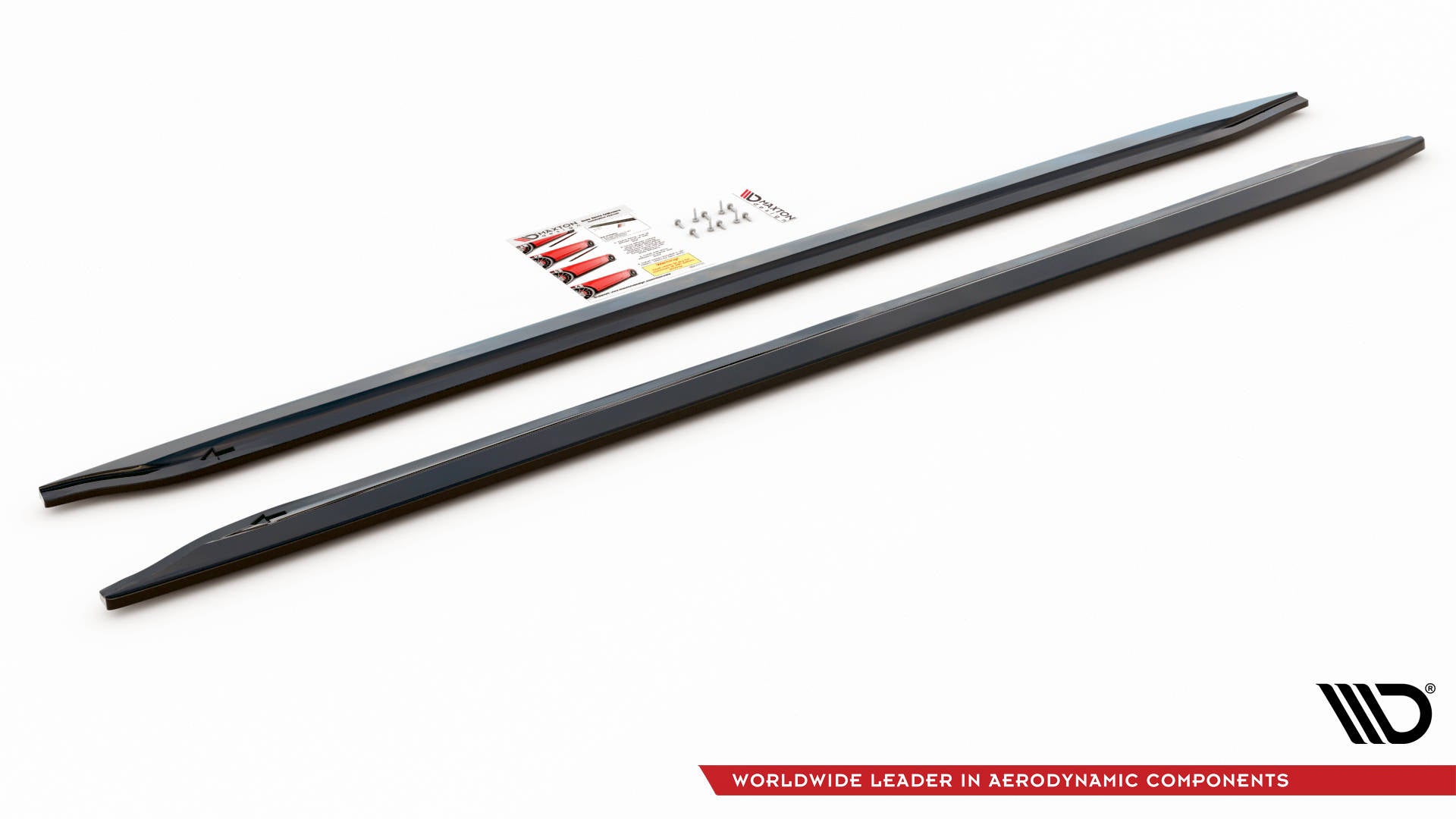 Seitenschweller Ansatz für V.1 für BMW M3 G80 schwarz Hochglanz