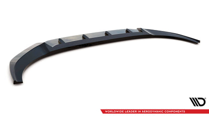 Front Ansatz V.1 für Audi RSQ8 Mk1 schwarz Hochglanz