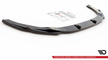 Front Ansatz V.3 für Audi RS5 F5 Facelift schwarz Hochglanz