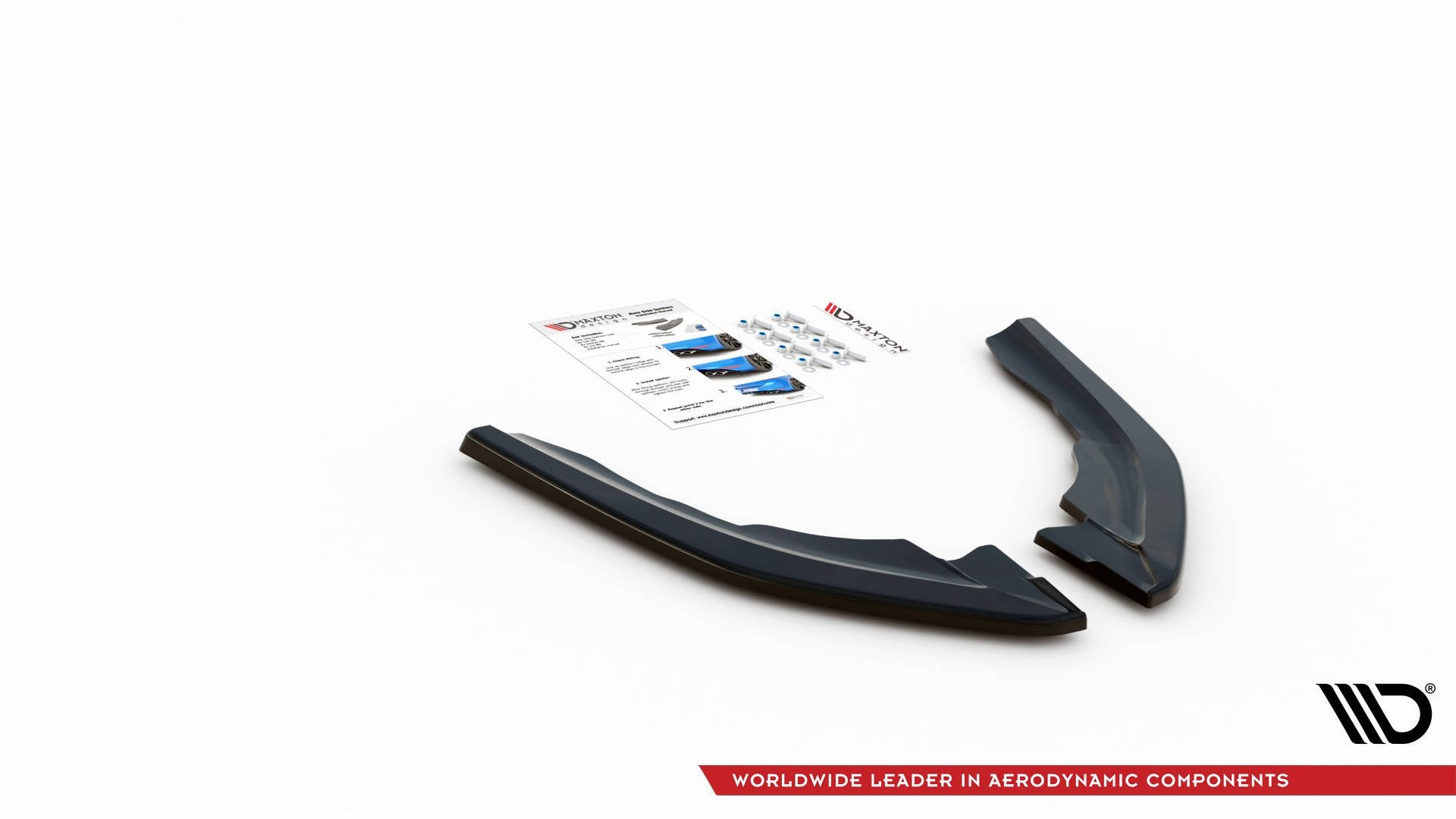 Heck Ansatz Flaps Diffusor V.3 für BMW M2 F87 schwarz matt