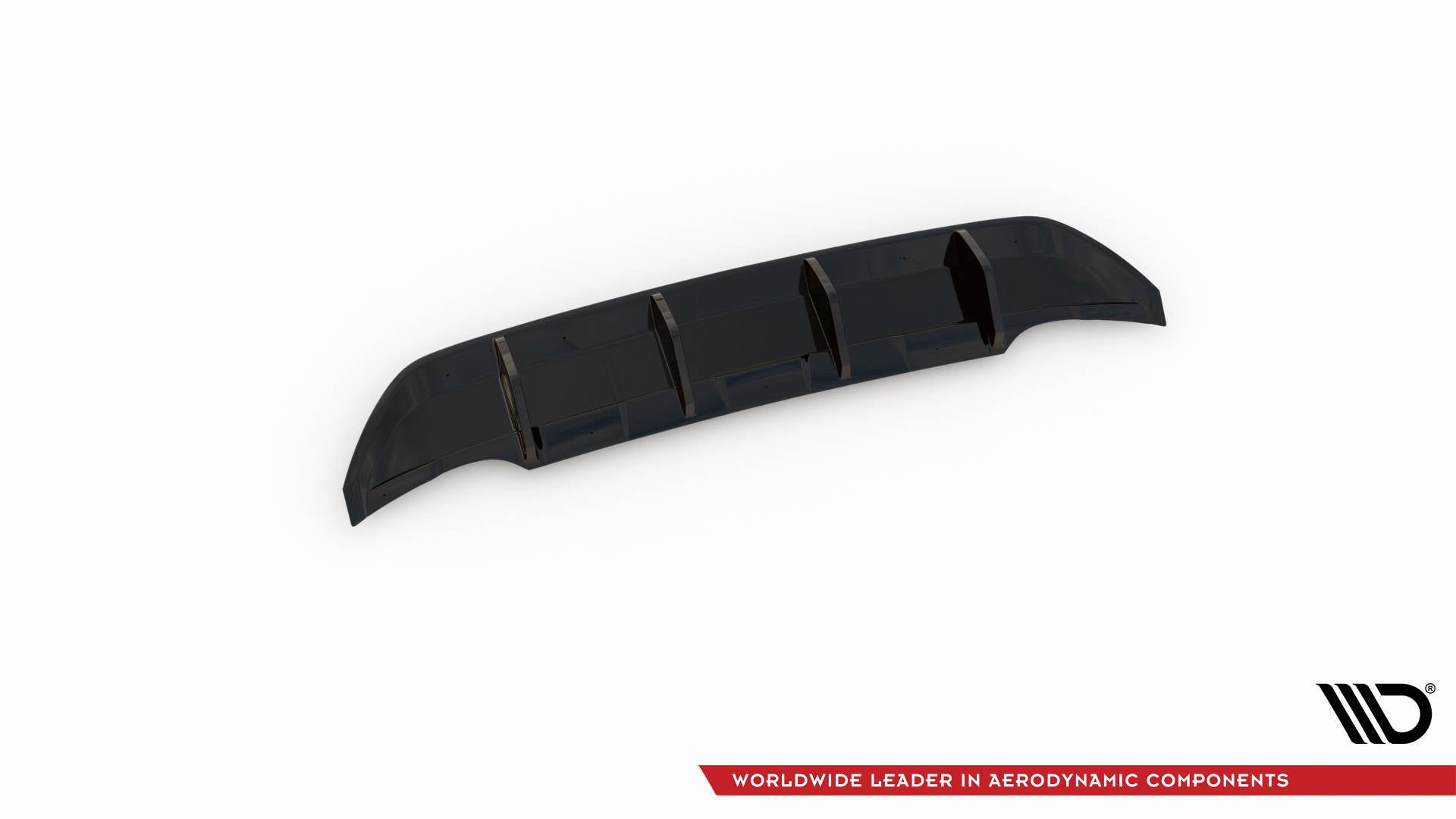 Diffusor Heck Ansatz für Volkswagen T-Roc Mk1 schwarz matt