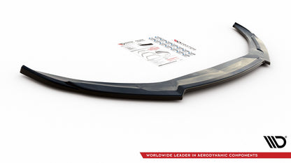 Front Ansatz für Fiat 124 Spider Abarth schwarz Hochglanz
