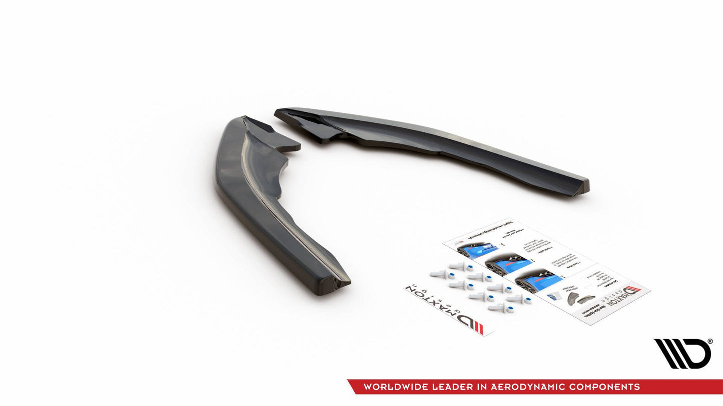 Heck Ansatz Flaps Diffusor V.3 für BMW M2 F87 Carbon Look