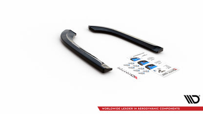 Heck Ansatz Flaps Diffusor für Dodge Durango RT Mk3 Carbon Look
