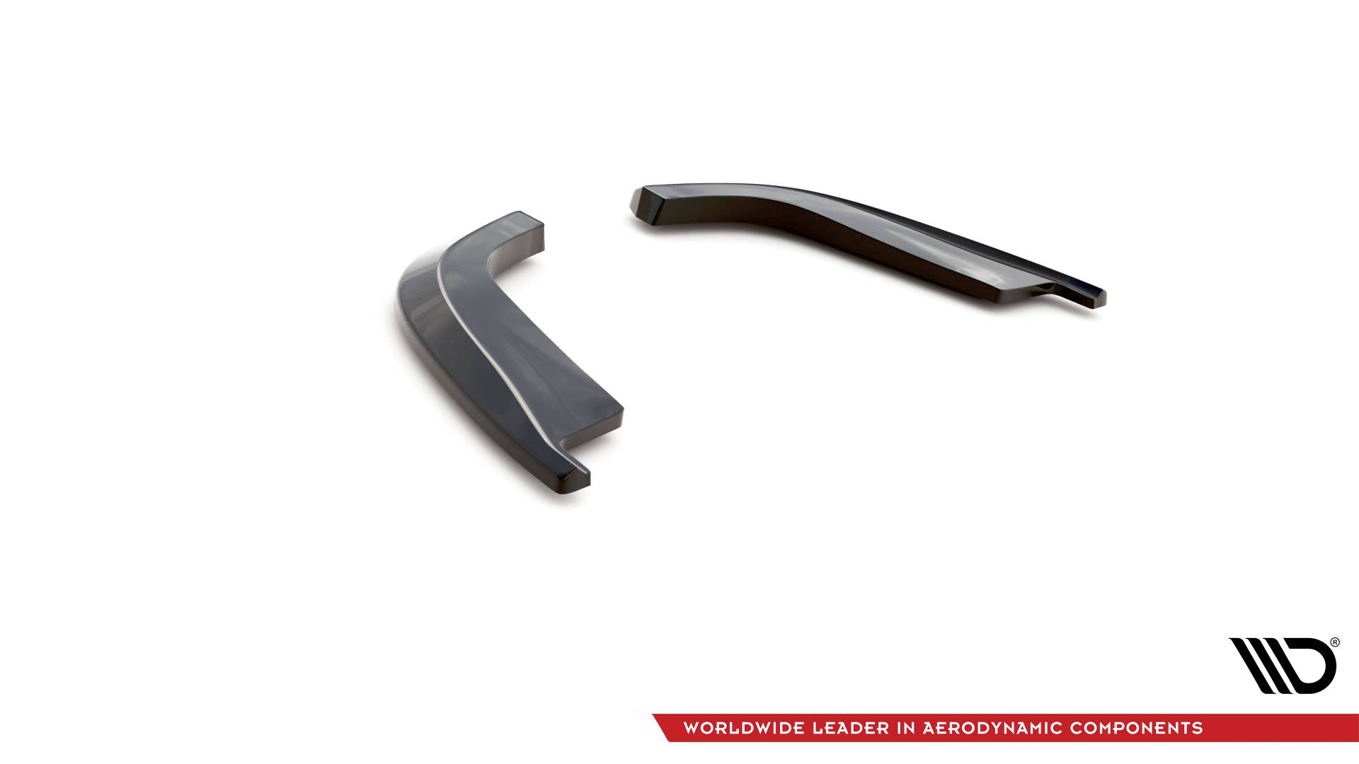 Heck Ansatz Flaps Diffusor für Infiniti G37 Coupe schwarz matt