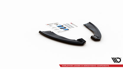 Heck Ansatz Flaps Diffusor für BMW X5 M F15 schwarz matt
