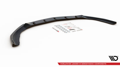 Front Ansatz V.5 für Mercedes A35 AMG / AMG-Line W177  schwarz matt